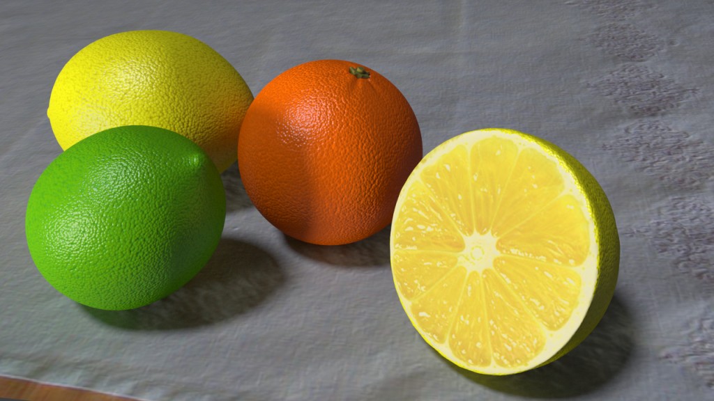 Fruits on napkin preview image 1